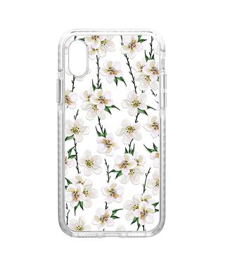 Casetify + White Floral iPhone X Case in White