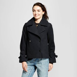 Who What Wear + Boxy Femme Pea Coat