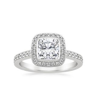Brilliant Earth + 18K White Gold Malia Diamond Ring