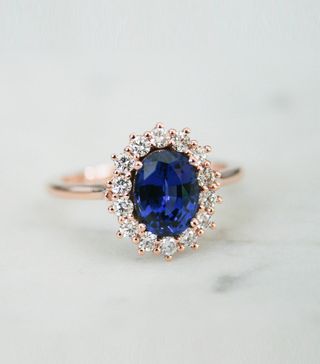 Olive Avenue Jewelry + Rose Gold Sapphire Ring