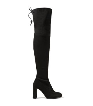 Stuart Weitzman + Hiline Stretch-suede Over-the-Knee Boots