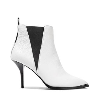 Acne Studios + Jemma Textured-leather Ankle Boots