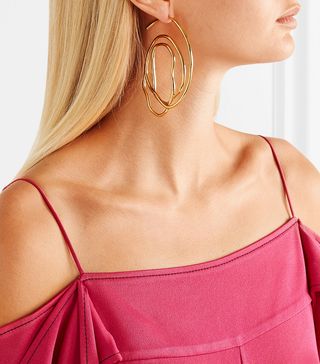 Ellery + Forbidden Fruit Gold-Plated Earrings
