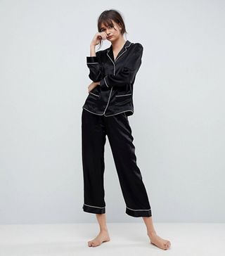 ASOS White + Silk Pajama Set