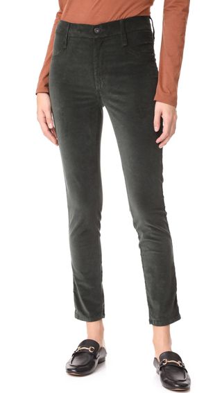 James Jeans + Velveteen Skinny High Rise Legging Jeans