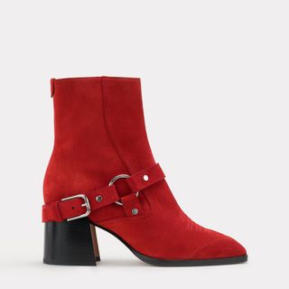 Labucq + June Harness Red Suede