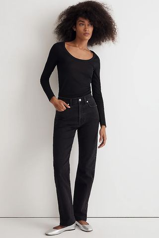 Madewell + The Petite '90s Straight Jean