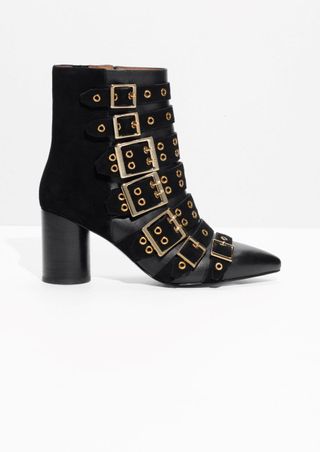 & Other Stories + Multi Buckle Ankle Boot