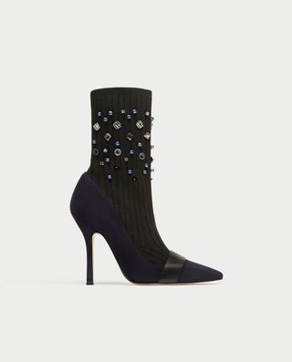 Zara + EmbellishedAnkle Boots