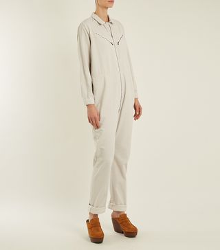 Rachel Comey + Riot Long-Sleeved Cotton-Corduroy Jumpsuit