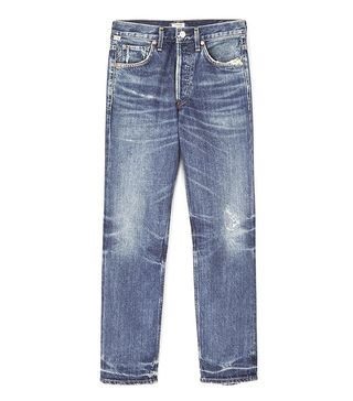 Citizens of Humanity + Gia High Rise Ankle Straight Leg Jeans