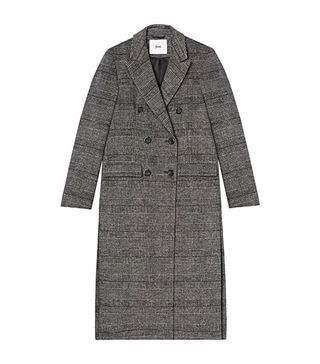 Find + Women's Double-Breasted Checked Coat