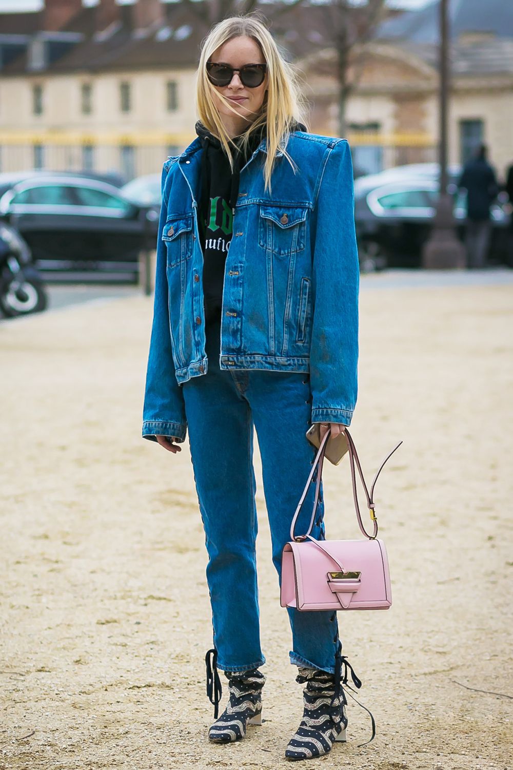 15 Ways to Layer a Denim Jacket for Winter | Who What Wear