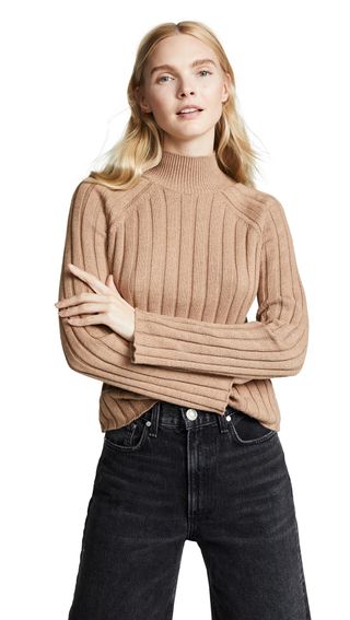 Bop Basics + Wide Rib Turtleneck Sweater