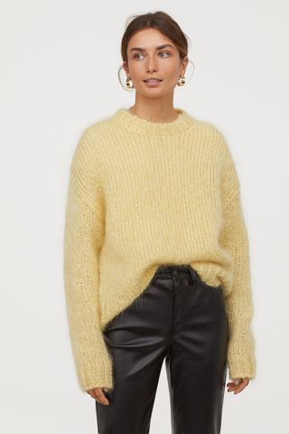 H&M + Knit Mohair-Blend Sweater