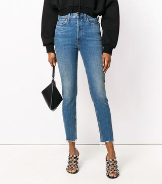 Re/Done + High Rise Skinny Jeans