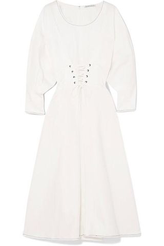 Rejina Pyo + Irene Linen and Cotton-Blend Midi Dress