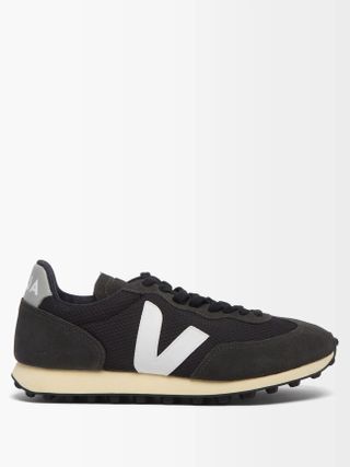 Arket + Rio Branco Suede-Panelled Mesh Trainers