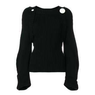 Jacquemus + Ribbed Jumper With Button Detail