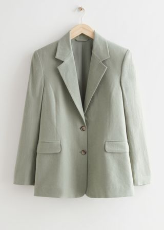 & Other Stories + Relaxed Linen Blazer