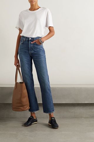 Agolde + '90s Pinch Waist High-Rise Straight-Leg Organic Jeans