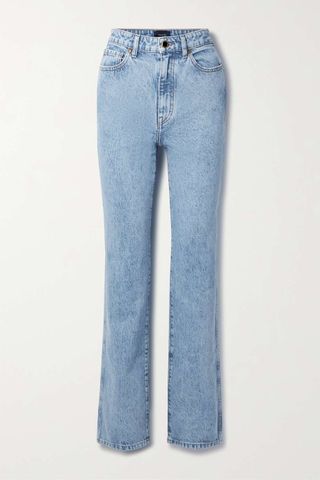 Khaite + Danielle High-Rise Straight-Leg Jeans