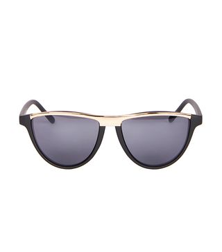Topshop + Slash Flat Brow Cateye Sunglasses