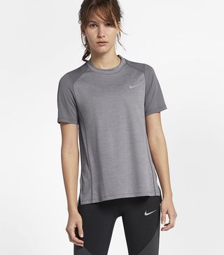 Nike + Miler Short Sleeve Running Top
