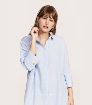 Violeta by Mango + Contrasted Buttons Shirt