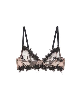 Fleur Du Mal + Fuller Cup Super Star Embroidery Demi Bra