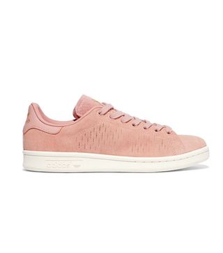 Adidas + Stan Smith Cutout Suede Sneakers