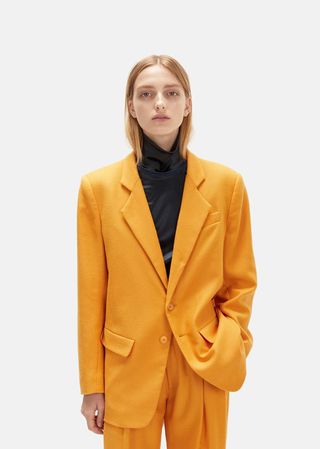 Eckhaus Latta + Wool & Cashmere Blazer Persimmon