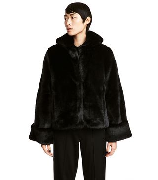 H&M + Short Faux-Fur Jacket