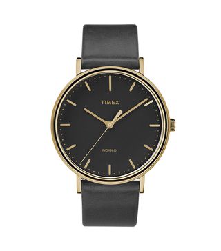 Timex + Fairfield Leather Strap Watch