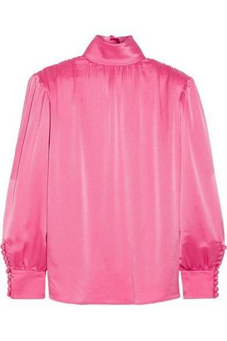 Gucci + Silk-Satin Blouse