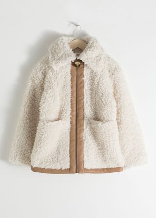 & Other Stories + Faux Shearling Workwear Jacket