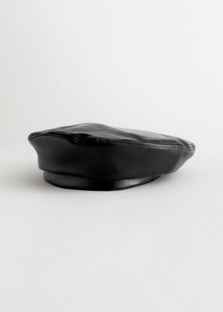 & Other Stories + Smooth Leather Beret