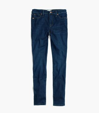 Madewell + 9 Inch High-Rise Skinny Jeans in Larkspur Wash