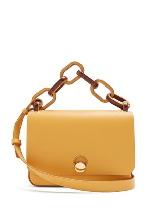 Sophie Hulme + The Spring Small Leather Saddle Bag