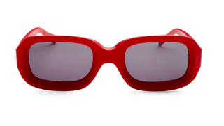 Illesteva + Vinyl Matte Rectangular Sunglasses