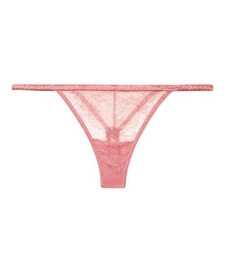 Love Stories + Roomservice Stretch-Lace Thong