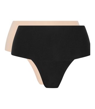 Spanx + Undie-Tectable Set of Two Stretch-Jersey Thongs