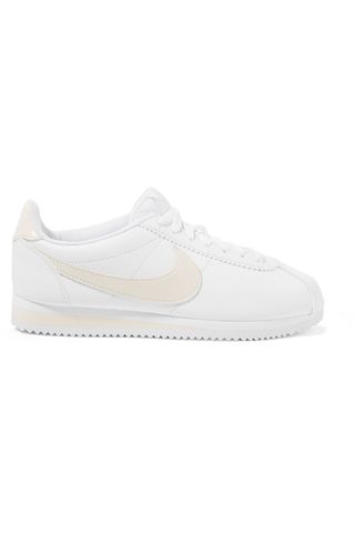 Nike + Classic Cortez Paneled Leather Sneakers