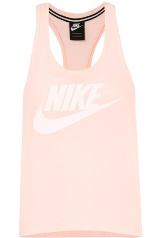 Nike + Essential Printed Slub Stretch-Jersey Tank