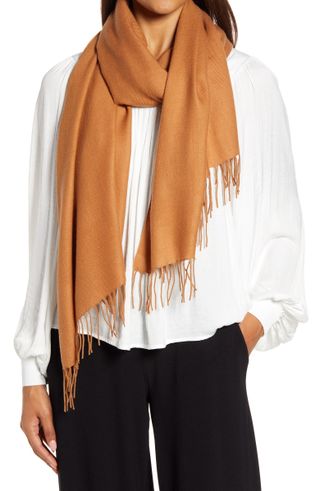 Nordstrom + Tissue Weight Wool & Cashmere Scarf