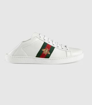Gucci + Ace Leather Sneaker