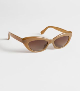 & Other Stories + Rounded Cat Eye Sunglasses