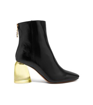 Ellery + Leather and Perspex Ankle Boots