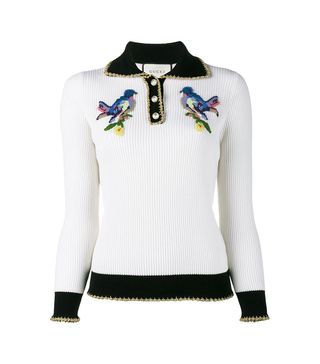 Gucci + Bird Embroidered Jumper