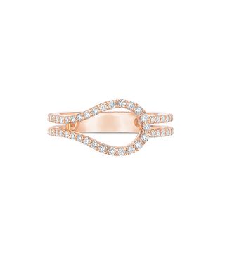 Robert Coin + Art Deco Ring With Diamonds